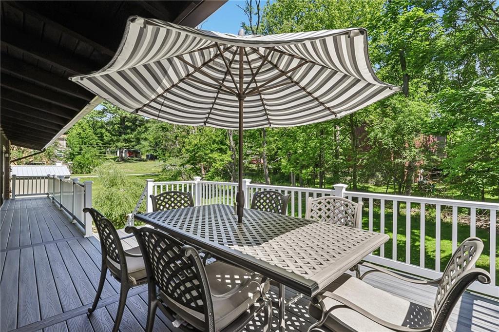 2772 Clearview Road Allison Park, PA 15101 - Photo 34 of 43 a view of a roof deck with chair and wooden floor