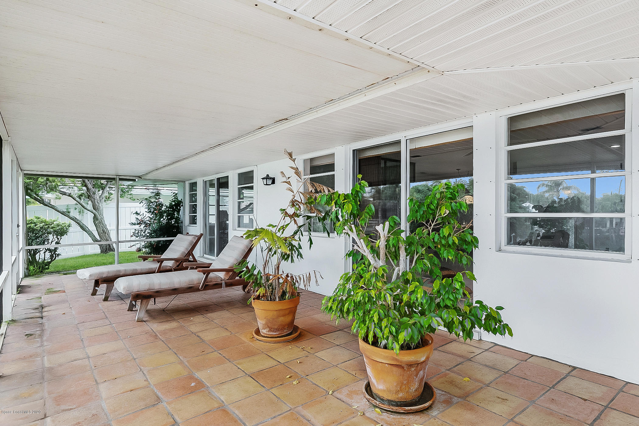 162 Bimini Road Cocoa Beach, FL 32931 - Photo 22 of 32 Screened back porch