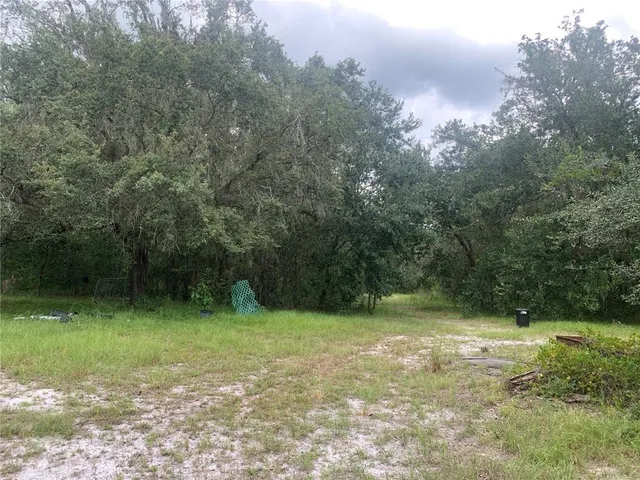 a view of outdoor space with a garden