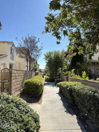 a view of a back yard of the house