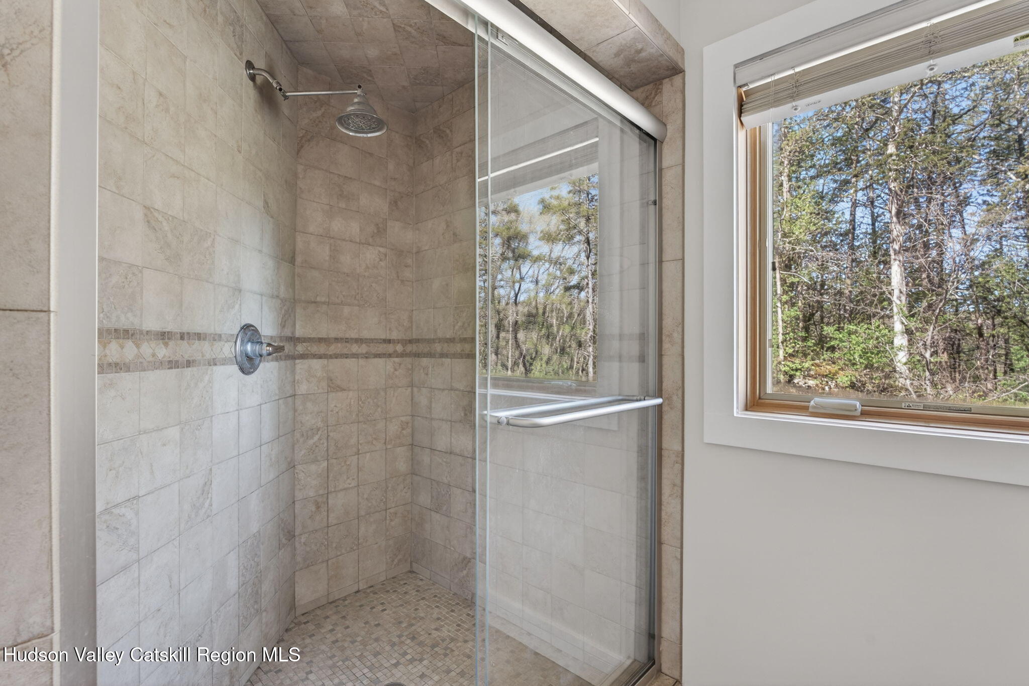 86 Paul Horn Road Catskill, NY 12414 - Photo 30 of 56 a bathroom with a glass shower door