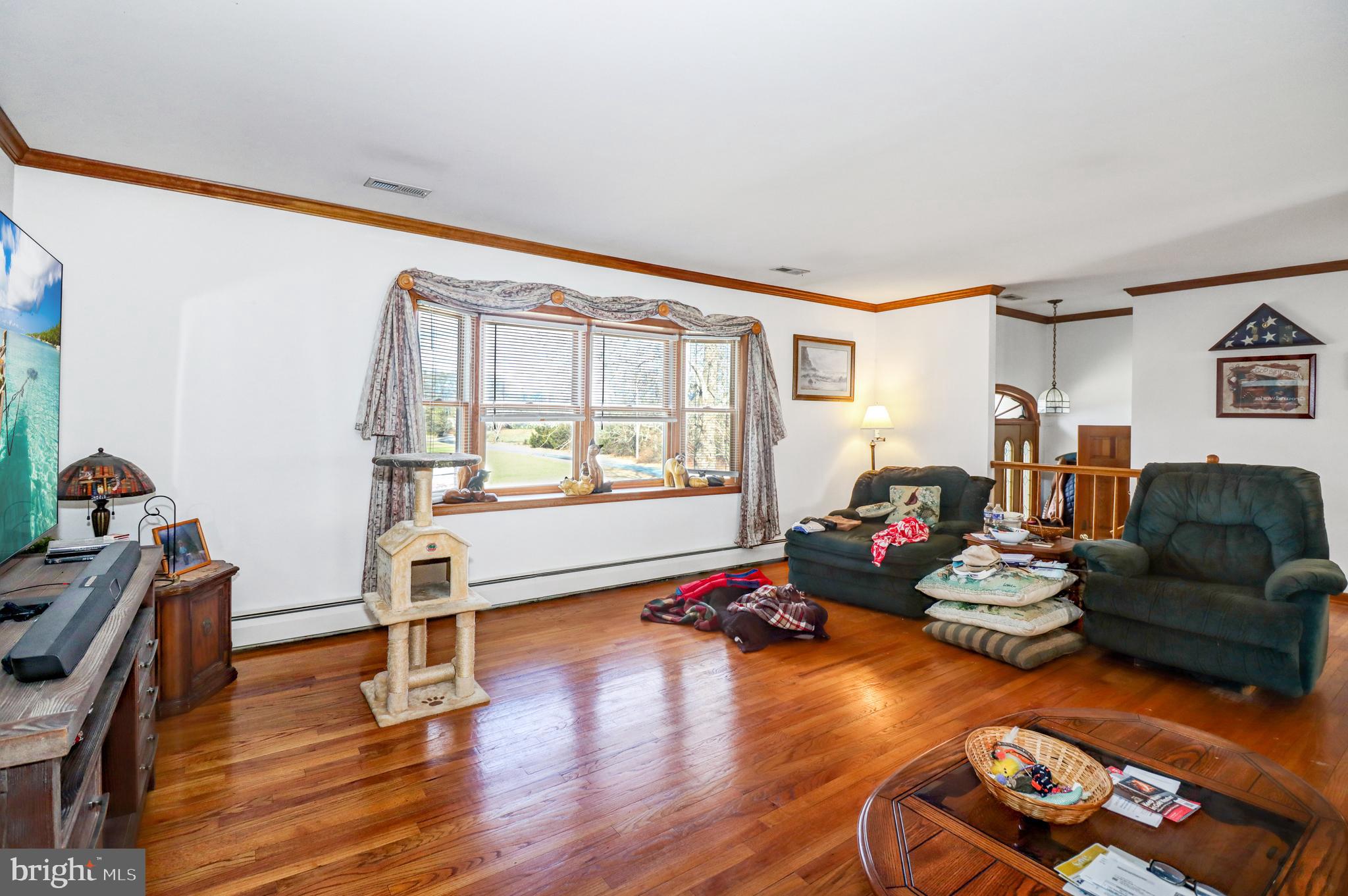 170-174 West Millstream Road Cream Ridge, NJ 08514 - Photo 21 of 109 a living room with furniture and a wooden floor