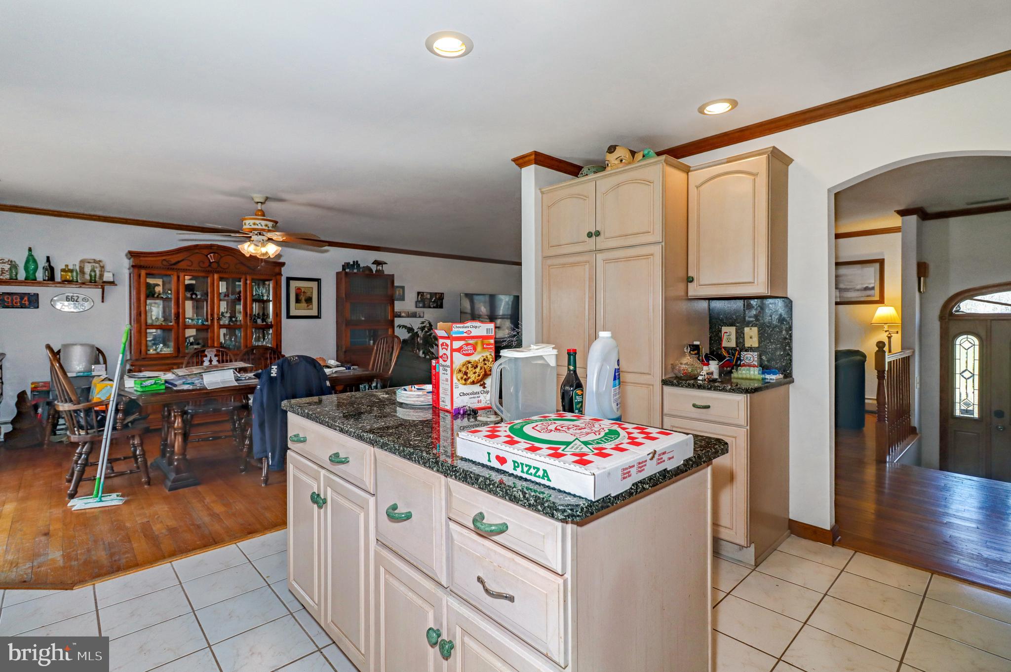 170-174 West Millstream Road Cream Ridge, NJ 08514 - Photo 34 of 109 a kitchen with stainless steel appliances kitchen island granite countertop a sink and cabinets