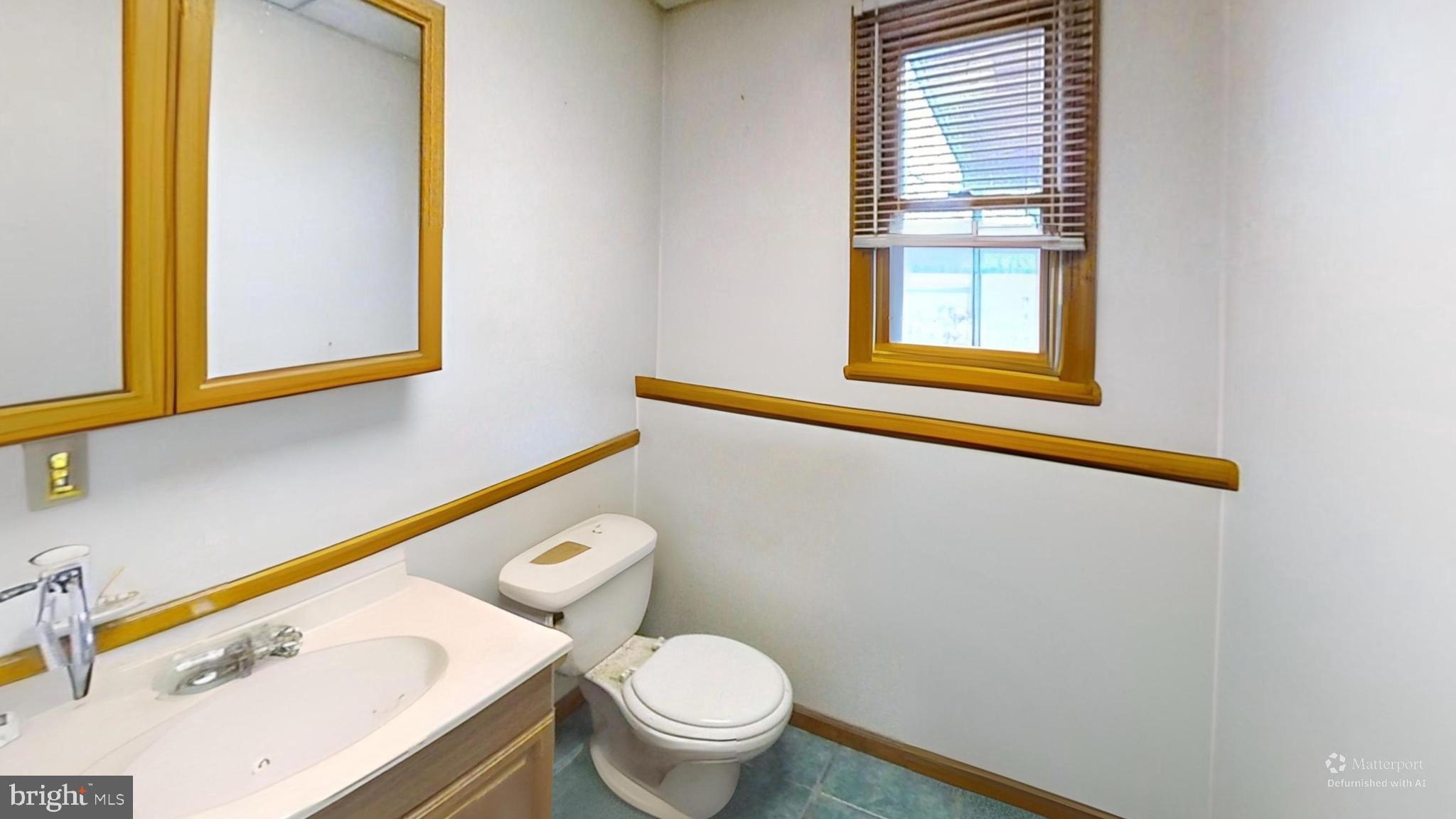 170-174 West Millstream Road Cream Ridge, NJ 08514 - Photo 71 of 109 a bathroom with a sink a toilet and a window