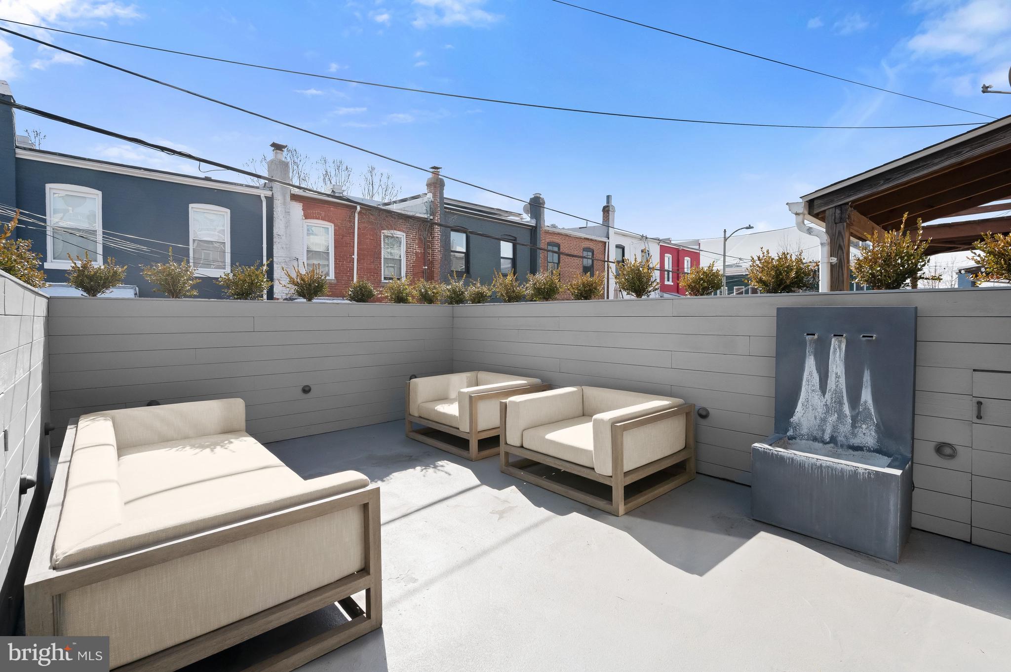 151 Uhland Terrace Northeast Washington, DC 20002 - Photo 8 of 21 Outdoor Patio above garage