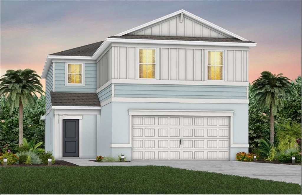 Coastal CO2 Exterior Design. Artistic rendering for this new construction home. Pictures are for illustrative purposes only. Elevations, colors and options may vary.