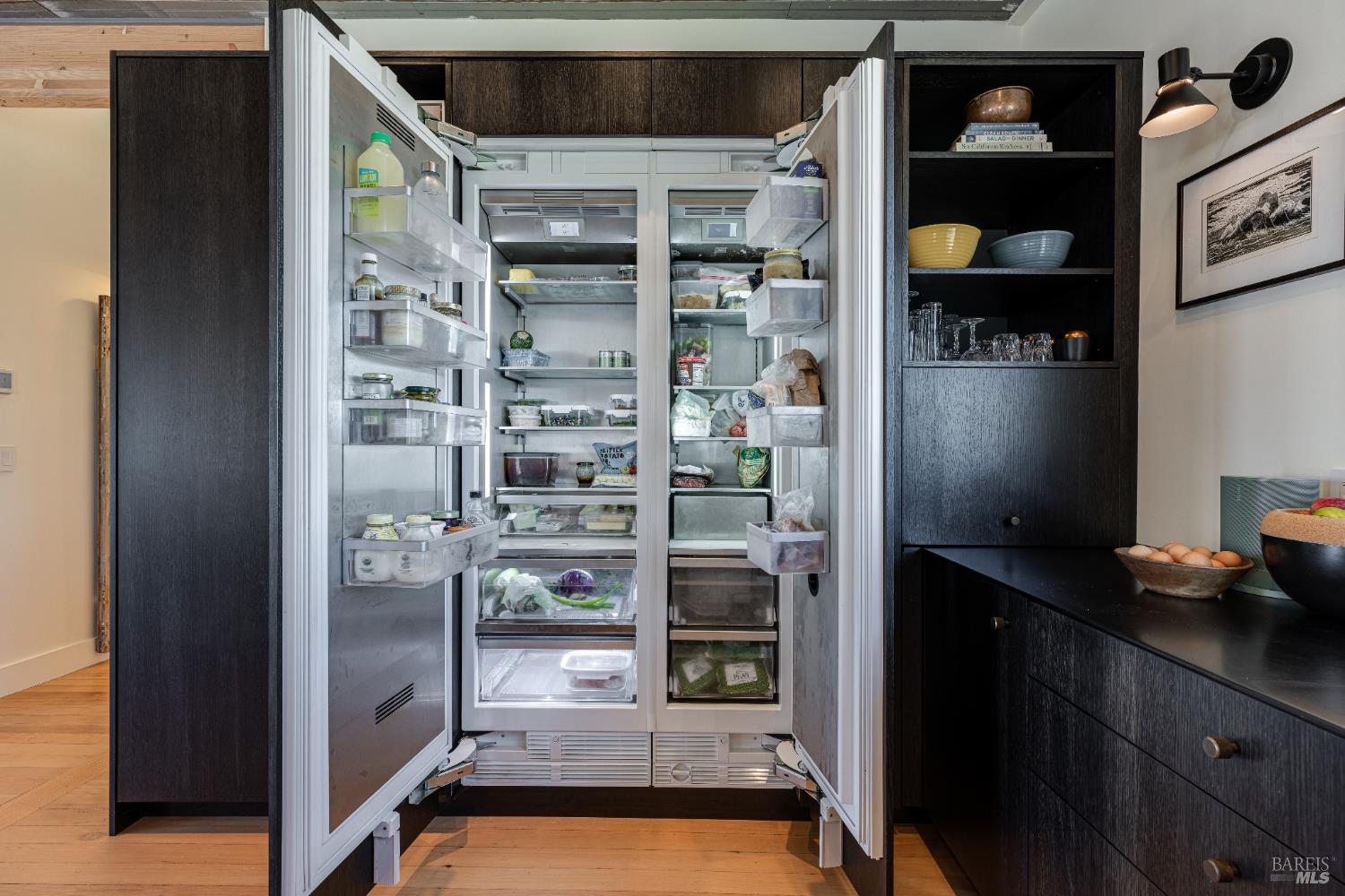 3150 Pepper Road Petaluma, CA 94952 - Photo 14 of 85 Low profile wood doors on the Thermadore refrigerator.