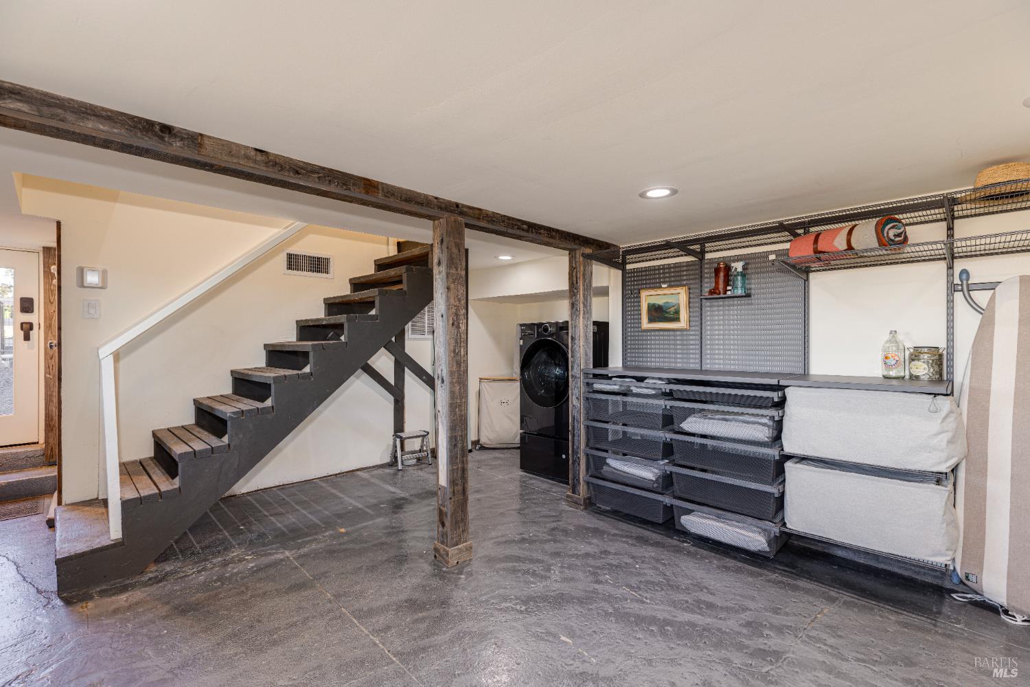 3150 Pepper Road Petaluma, CA 94952 - Photo 30 of 85 Downstrairs utility room with laundry area & elfa storage system.
