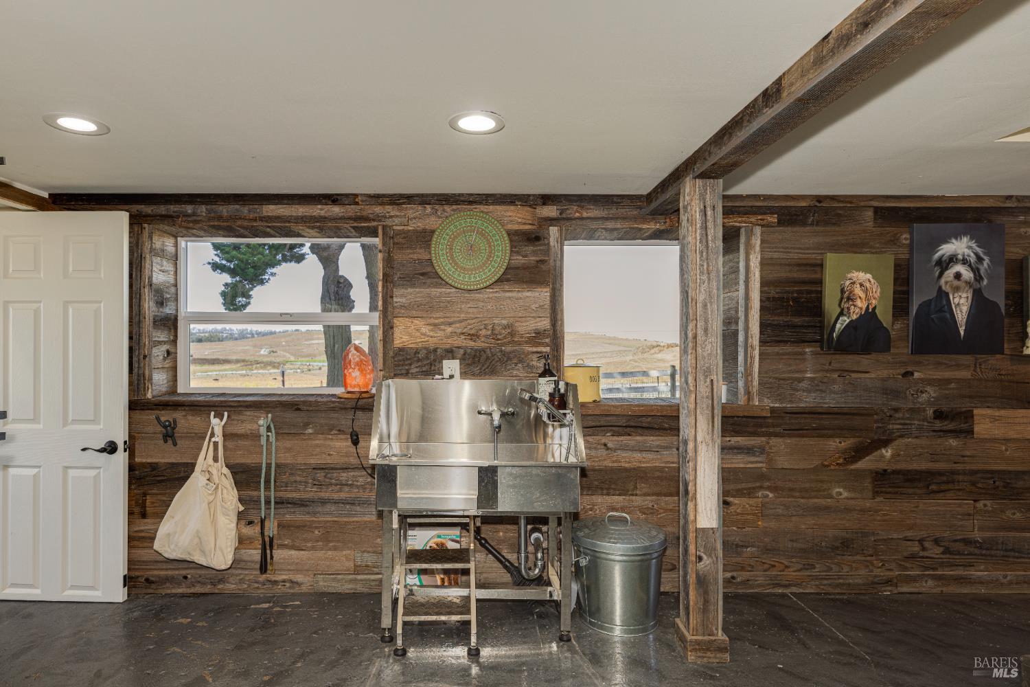3150 Pepper Road Petaluma, CA 94952 - Photo 32 of 85 Large stainless utility sink located downstairs to wash your furry family members!