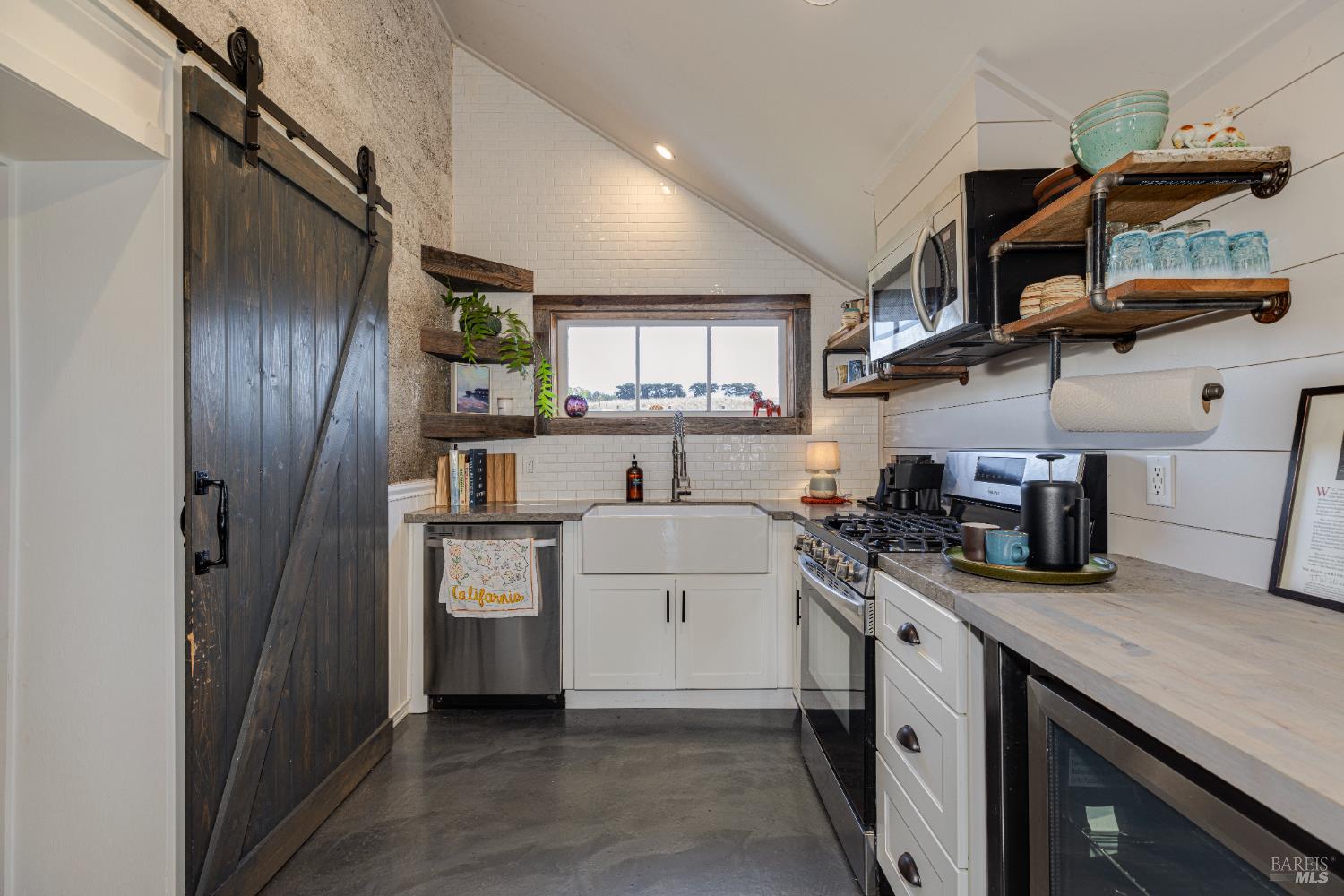 3150 Pepper Road Petaluma, CA 94952 - Photo 35 of 85 Stylish & functional kitchen with apron sink & gas cooktop.