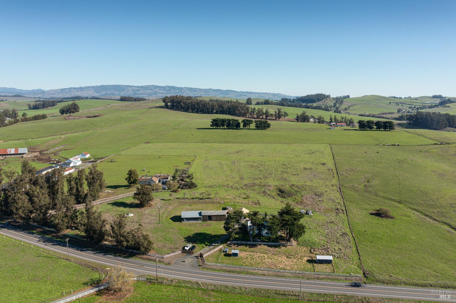 3150 Pepper Road Petaluma, CA 94952 - Photo 79 of 85 Aerial facing east toward the 3150 Pepper Rd.