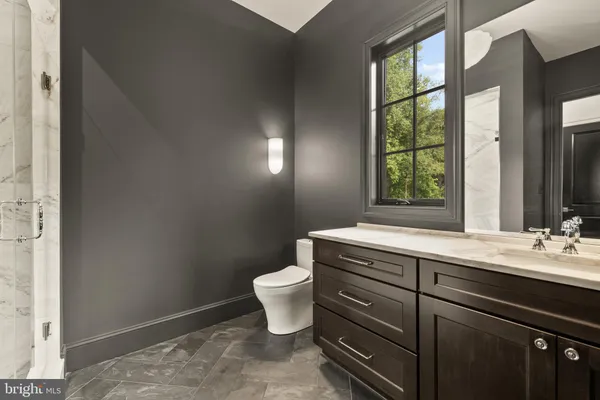 a aerial view of a house with balcony