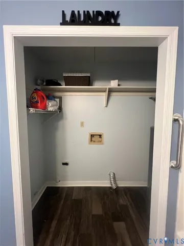 a close view of utility room