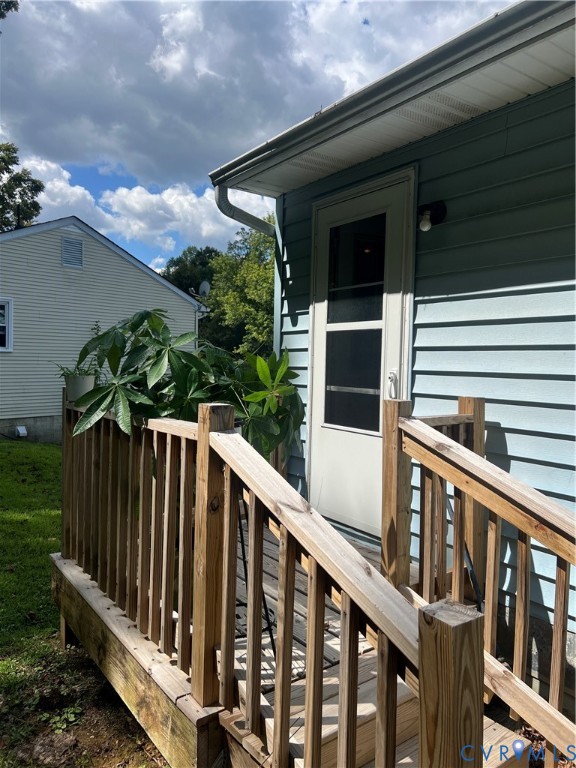 303 Bull Run Drive Hopewell, VA 23860 - Photo 6 of 16 a view of a balcony with trees