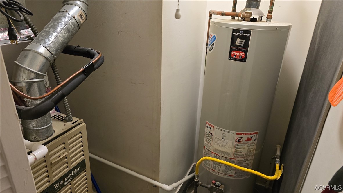 10312 Iron Mill Road Richmond, VA 23235 - Photo 12 of 22 Utility room with water heater