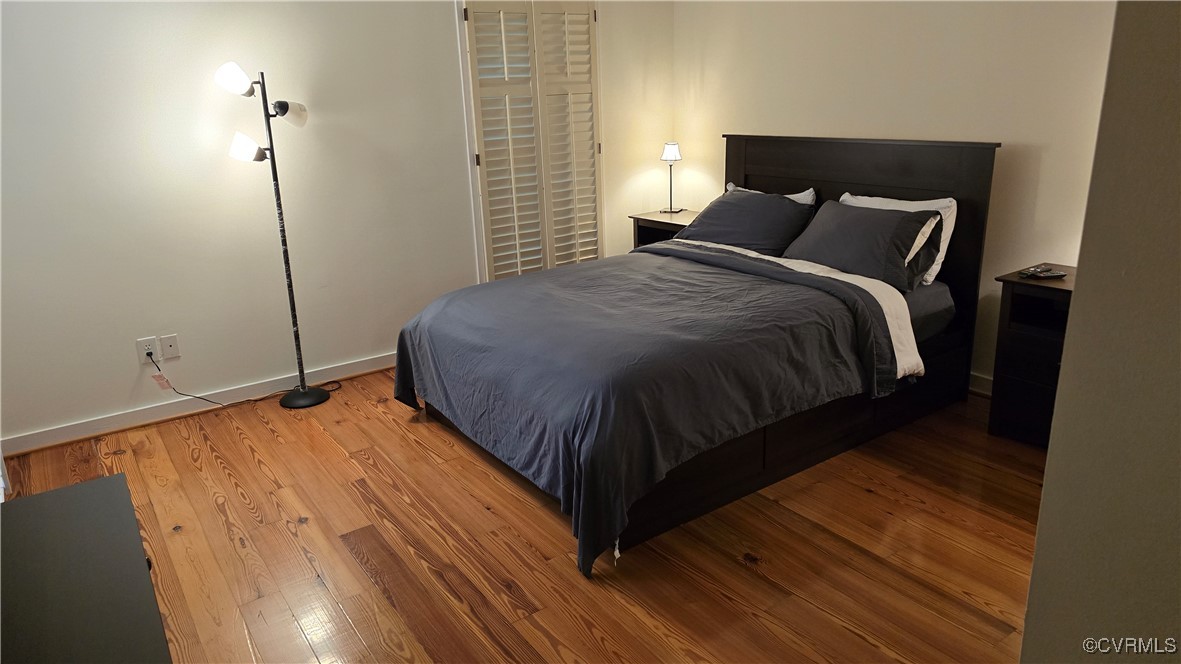 10312 Iron Mill Road Richmond, VA 23235 - Photo 17 of 22 Bedroom featuring light hardwood / wood-style floo