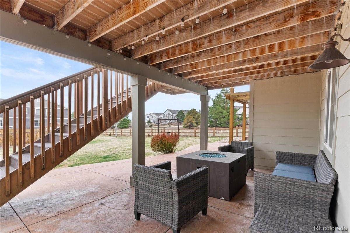 1906 Charbray Point Castle Rock, CO 80108 - Photo 33 of 44 a view of porch with seating space