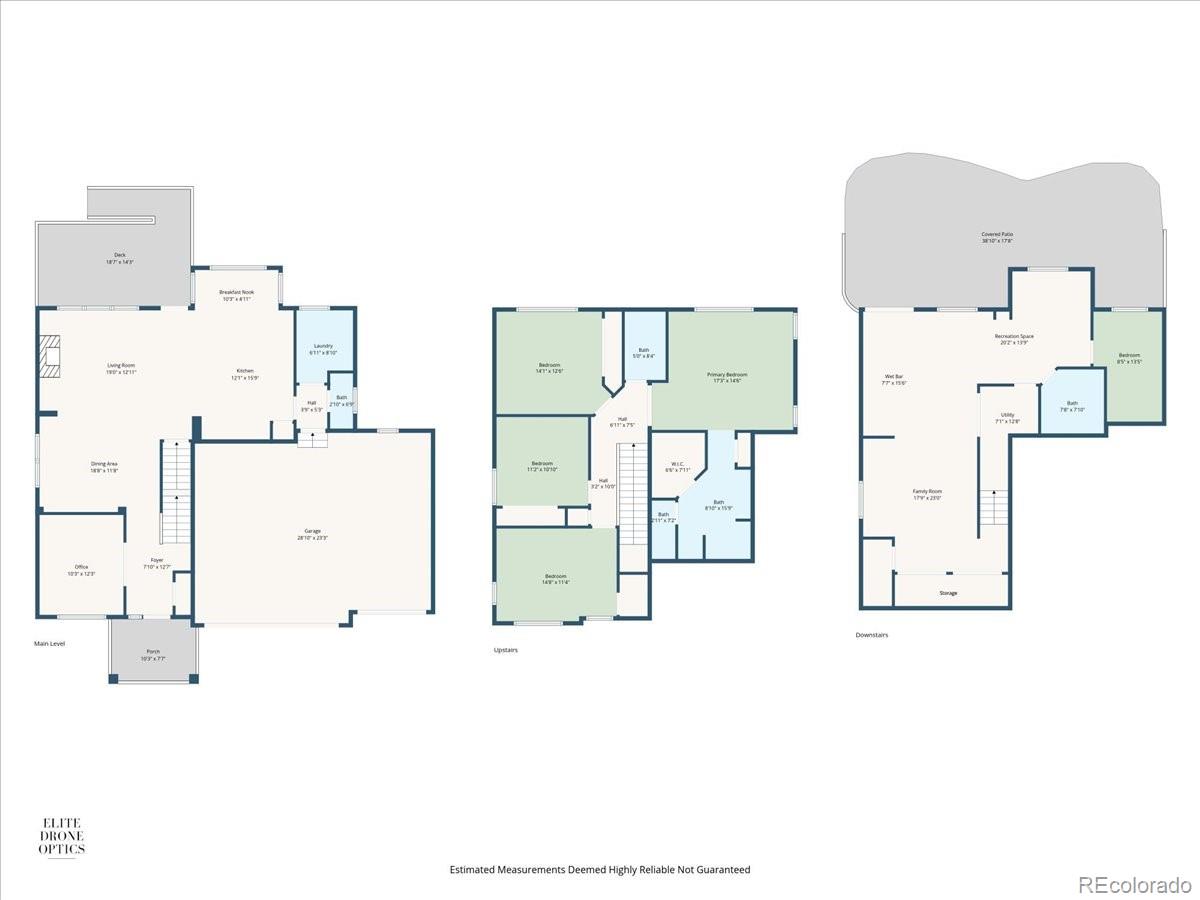 1906 Charbray Point Castle Rock, CO 80108 - Photo 41 of 44 a picture of floor plan