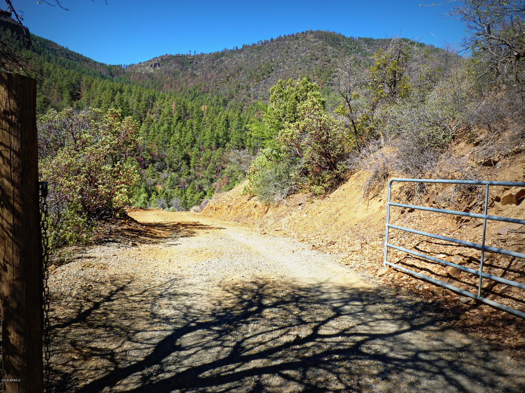 Gate Entrance on the Property