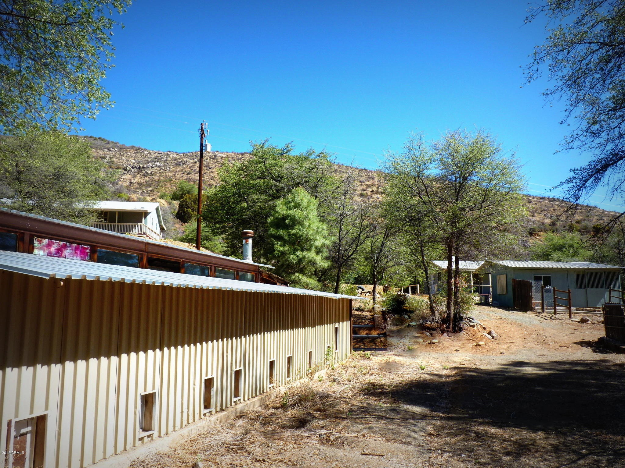 8001 Poland Road Mayer, AZ 86333 - Photo 60 of 76 Medal Workshop view from the Back of the