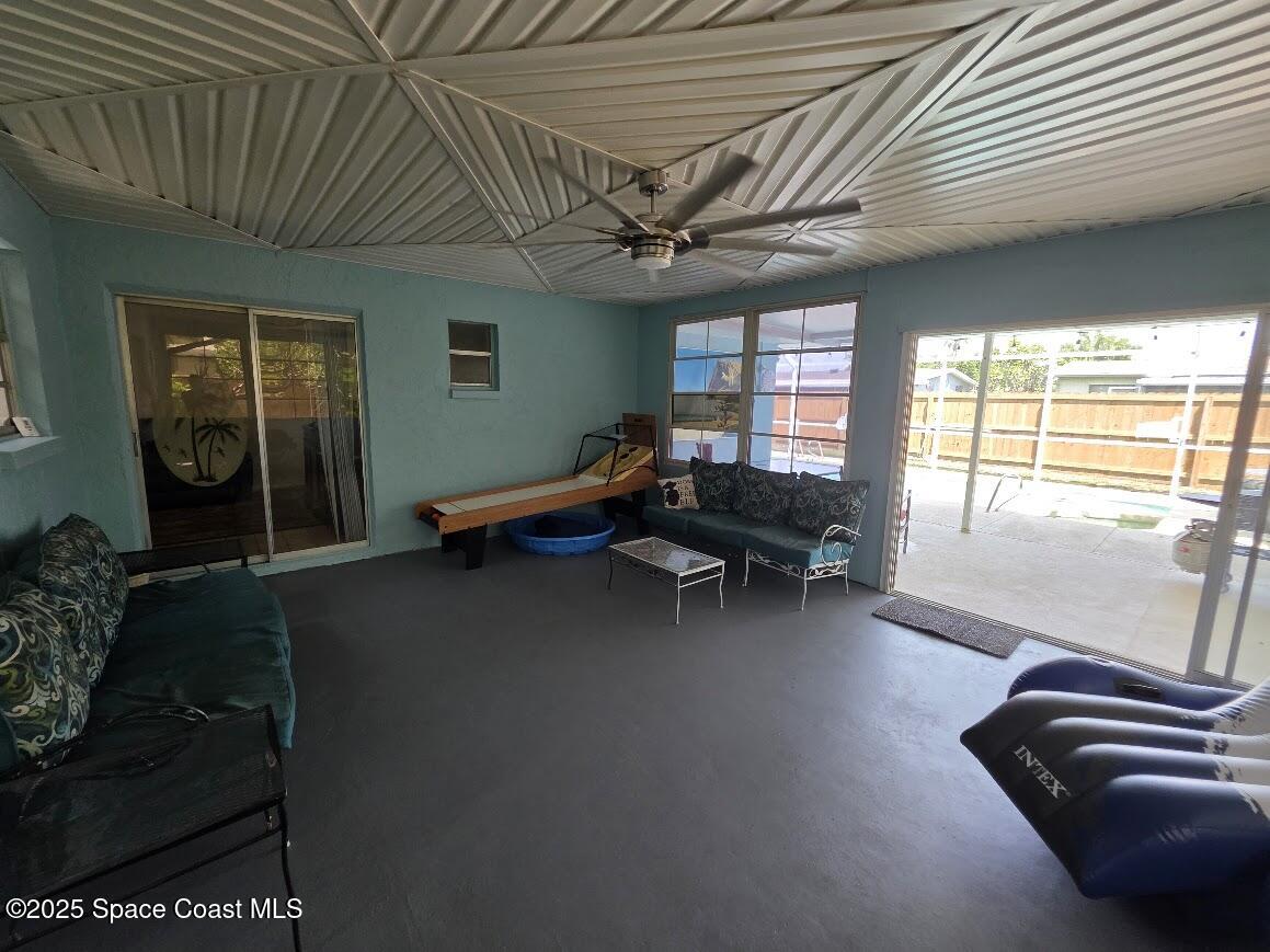250 Perth Avenue Merritt Island, FL 32953 - Photo 32 of 48 a living room with furniture and a pool table