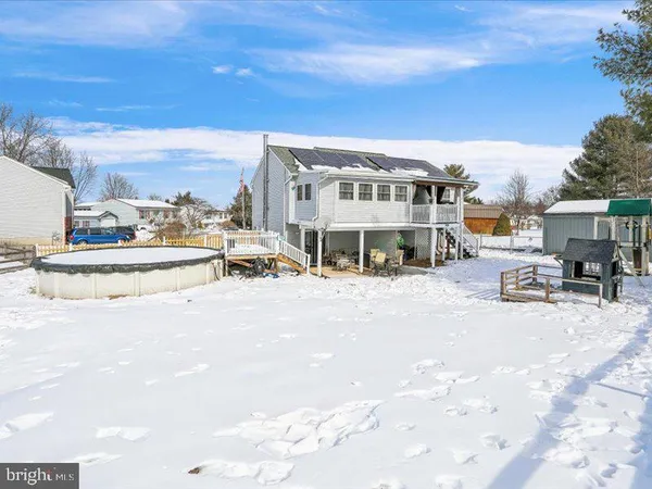 a view of a house with a patio