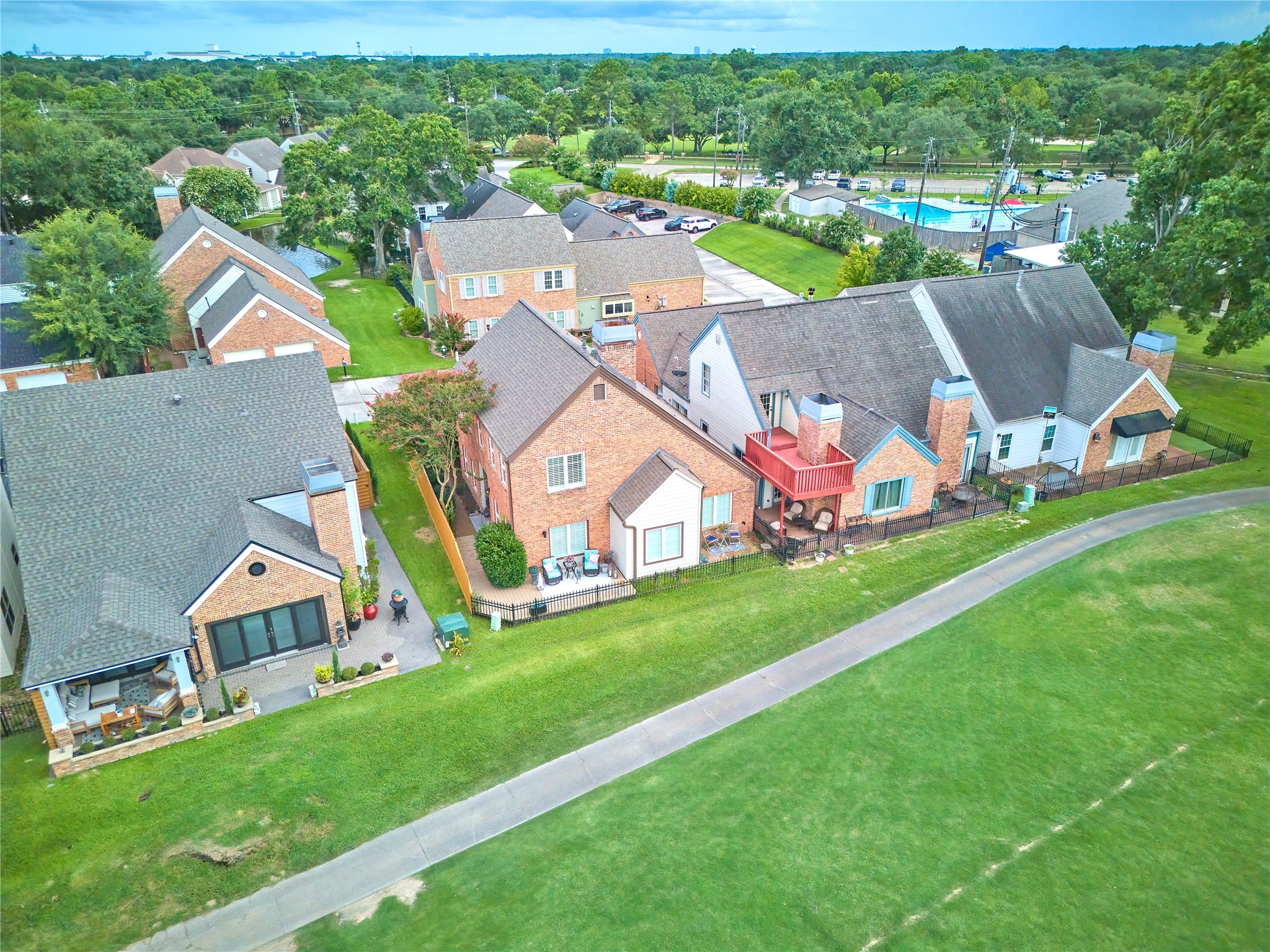 7631 Ameswood Road Houston, TX 77095 - Photo 29 of 33 an aerial view of a house