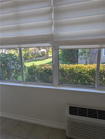a view of a window in a room