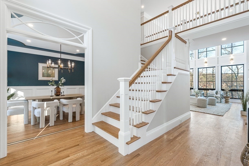 7 Crossman Road Woburn, MA 01801 - Photo 17 of 42 a view of entryway and hall with wooden floor