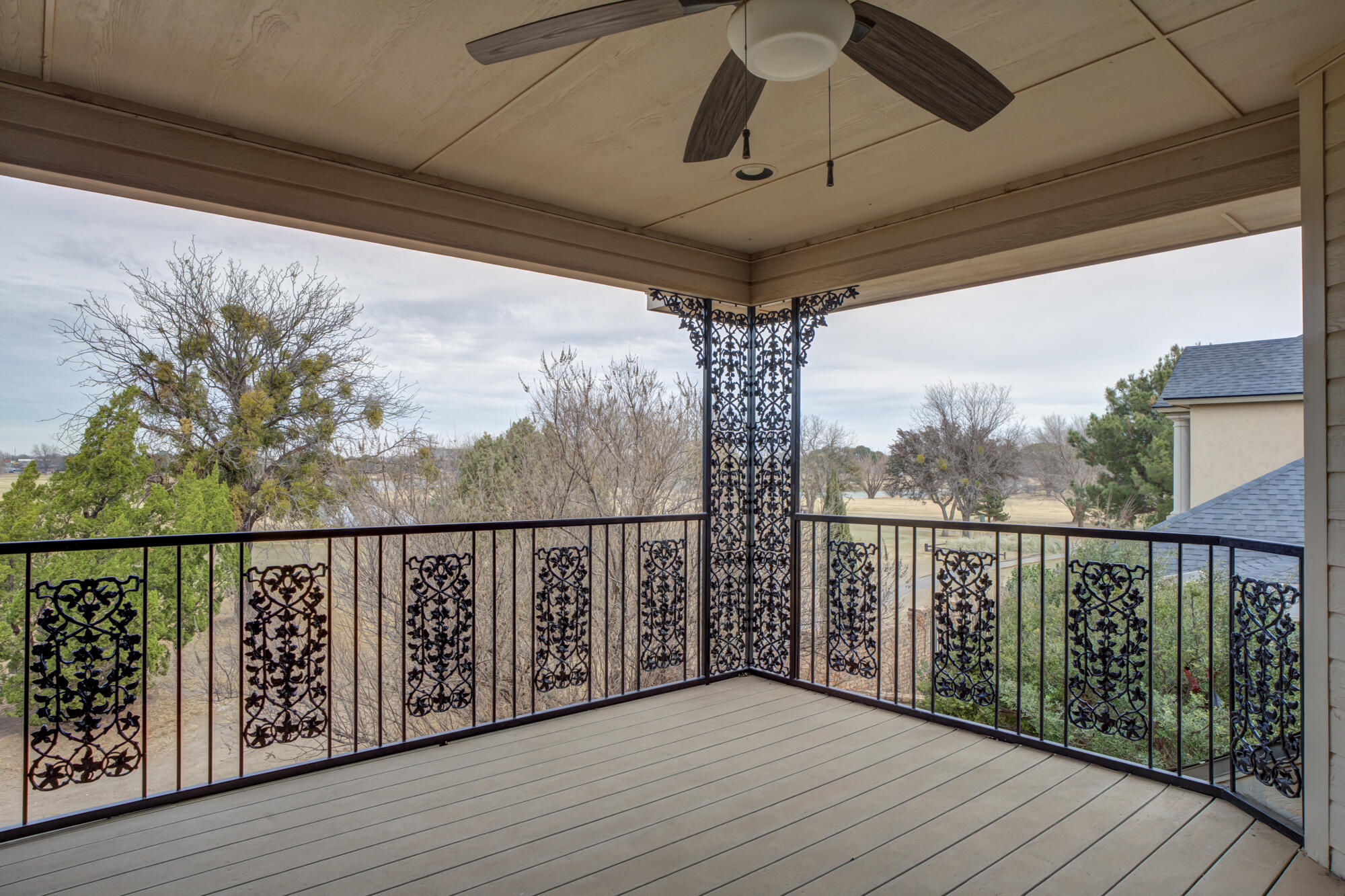 8902 York Place Lubbock, TX 79424 - Photo 47 of 54 a view of balcony with wooden floor