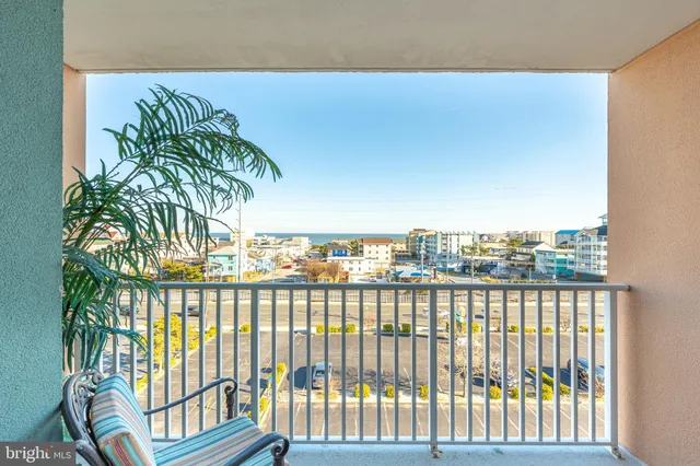 a city view with tall buildings