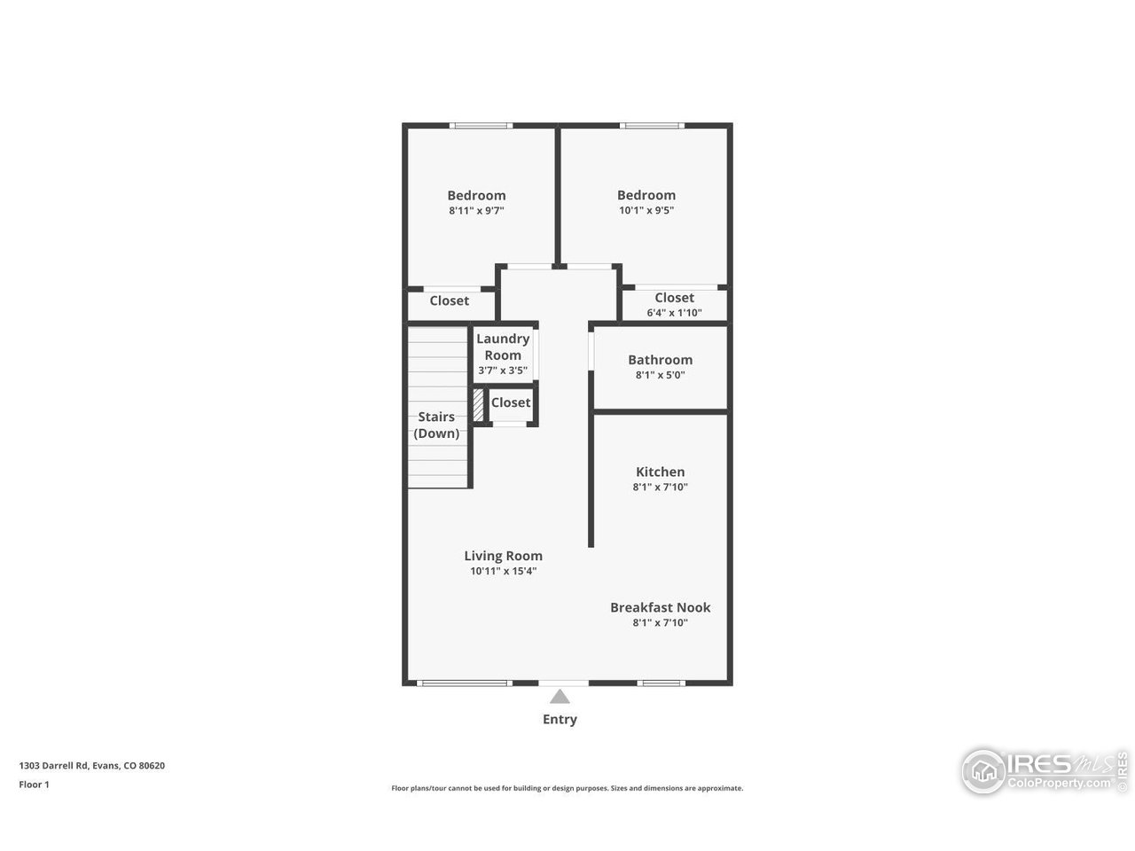 1303 Darrell Road Evans, CO 80620 - Photo 29 of 31 a picture of floor plan