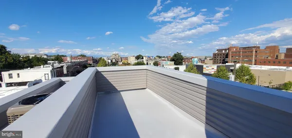 a view of balcony with city view