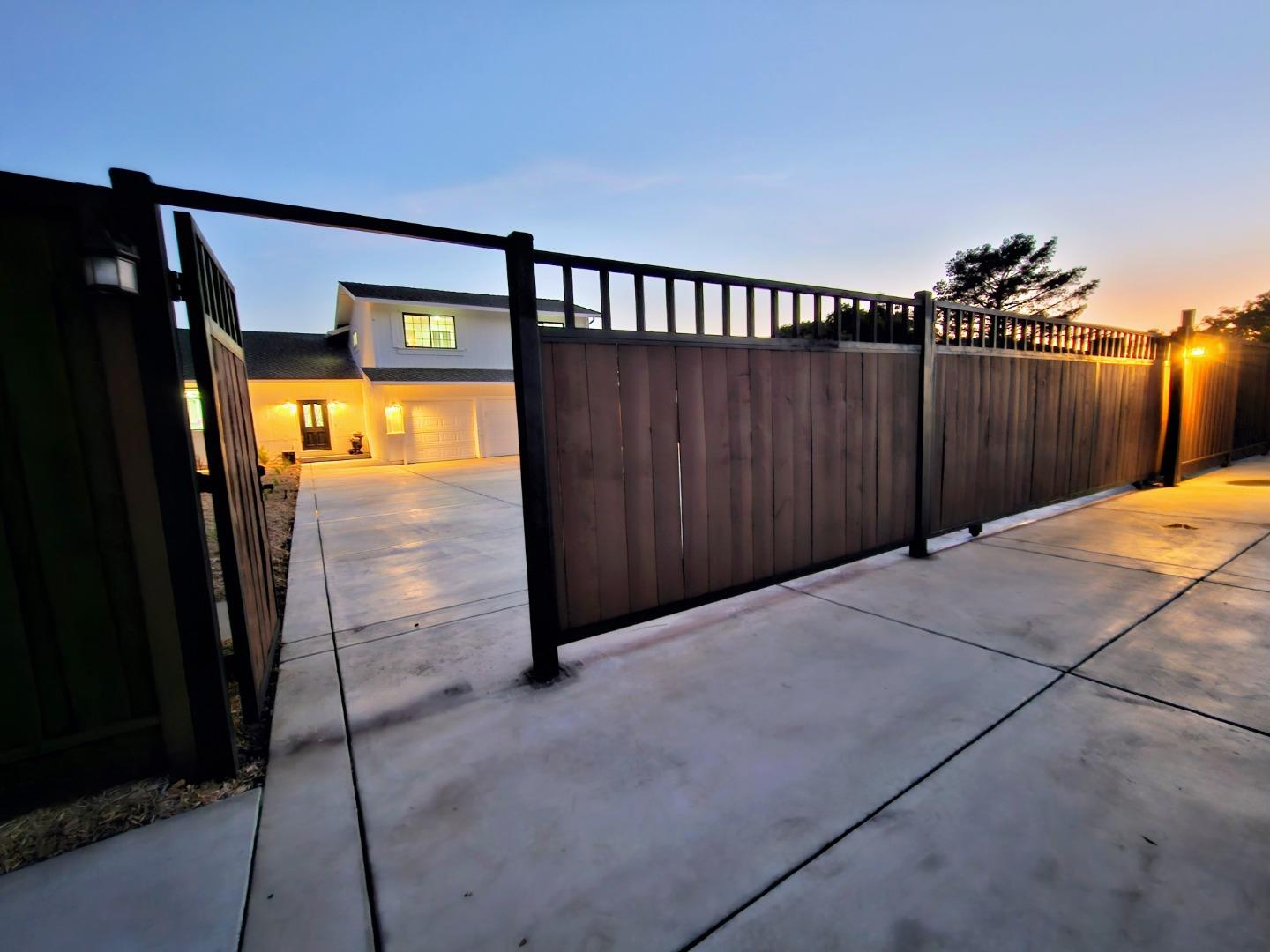 a view of a door of a house