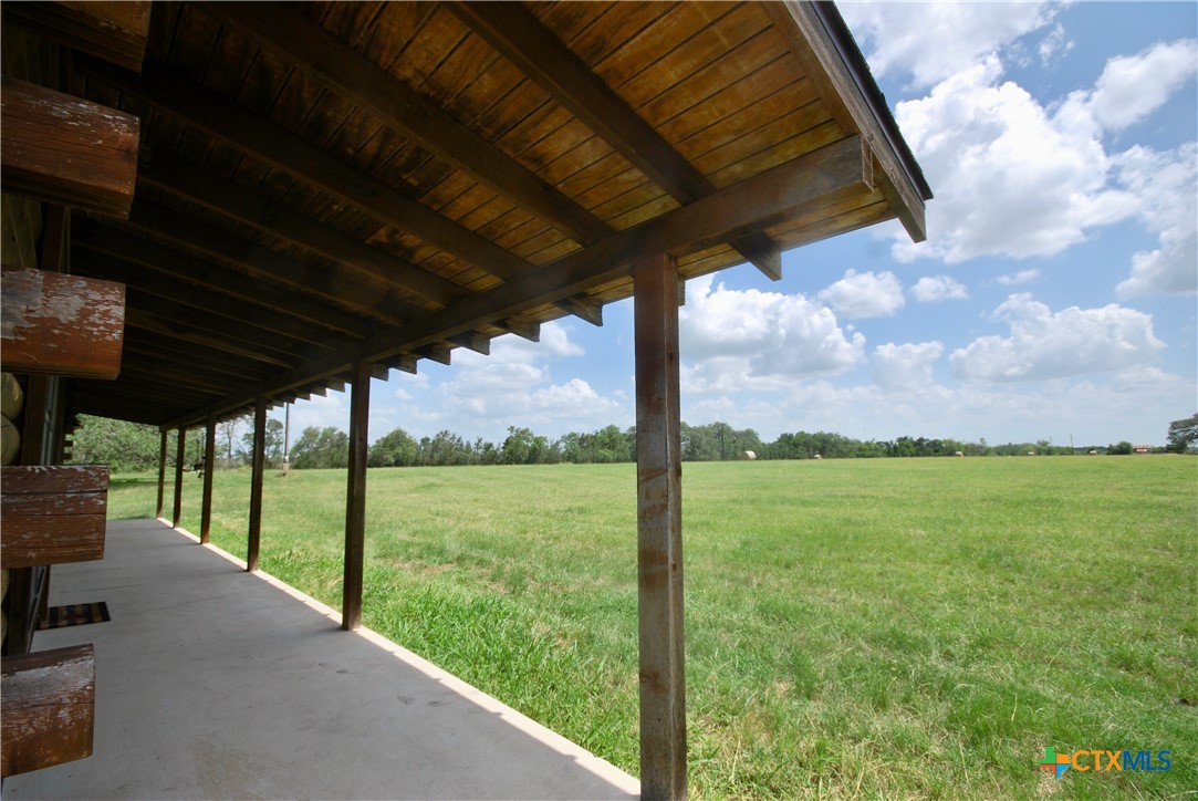 2725 Old Lehmann Road Seguin, TX 78155 - Photo 22 of 47 a view of a yard with porch and a yard