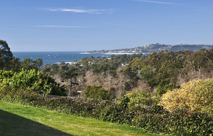 239 Ortega Ridge Road Montecito, CA 93108 - Photo 1 of 4 a view of a city with lush green forest
