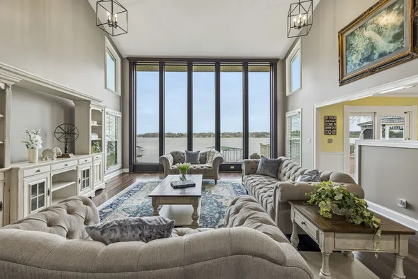 a window sitting on top of a wooden floor
