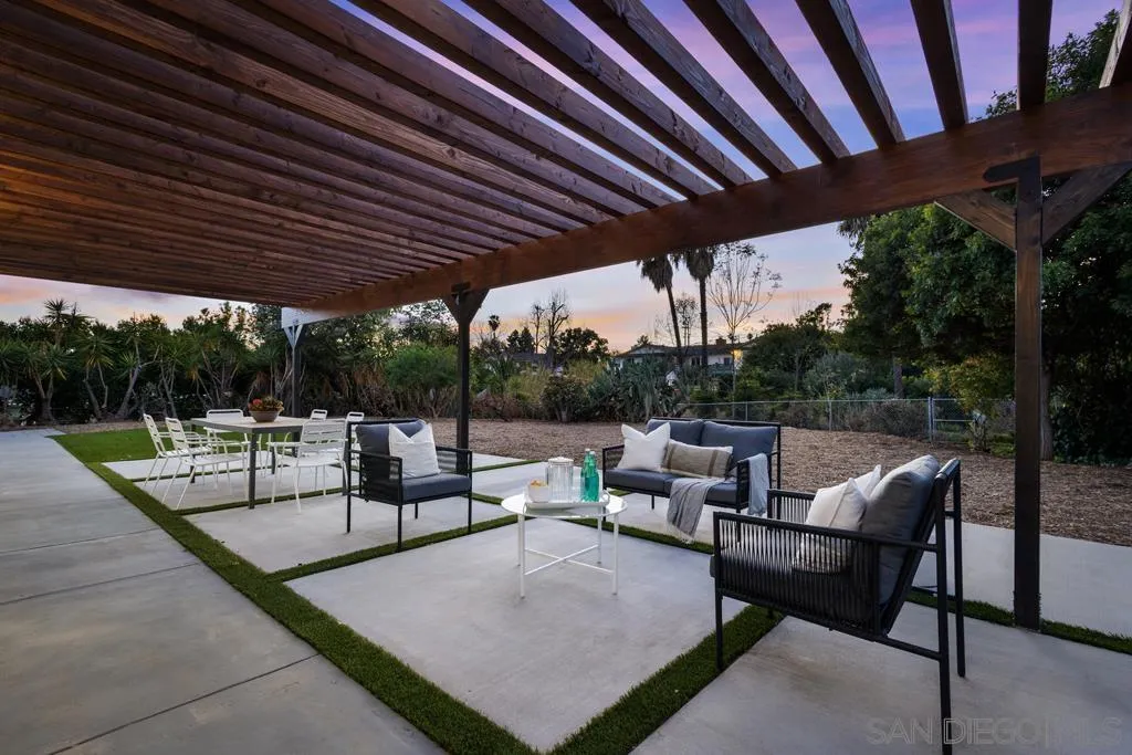 4516 Shade Road La Mesa, CA 91941 - Photo 27 of 33 a view of patio with chairs and a table