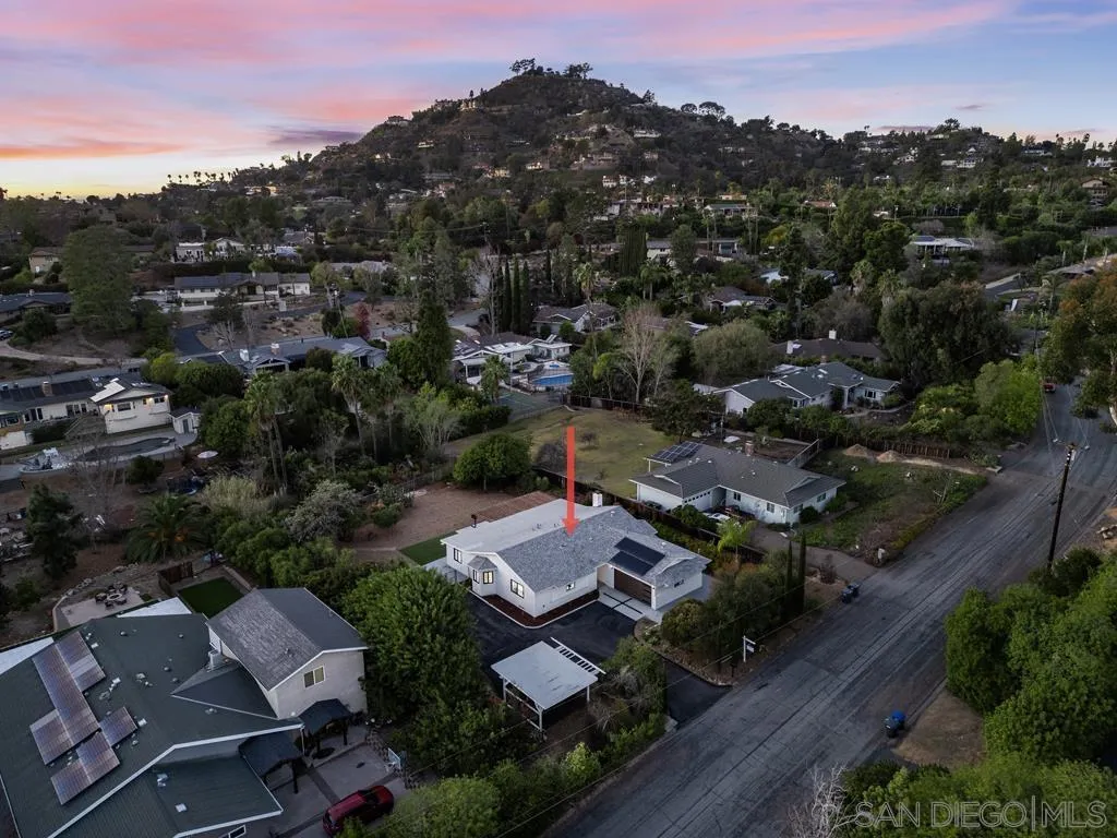4516 Shade Road La Mesa, CA 91941 - Photo 3 of 33 an aerial view of residential houses with outdoor space