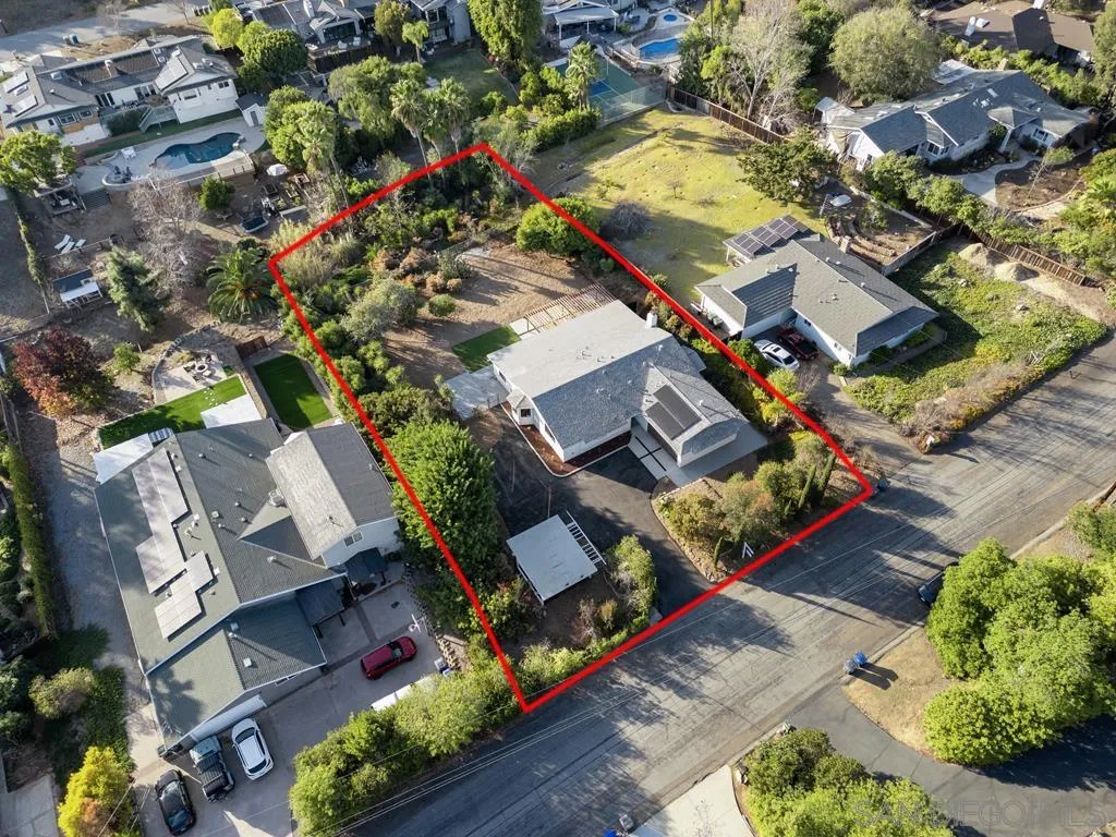 4516 Shade Road La Mesa, CA 91941 - Photo 33 of 33 an aerial view of a house