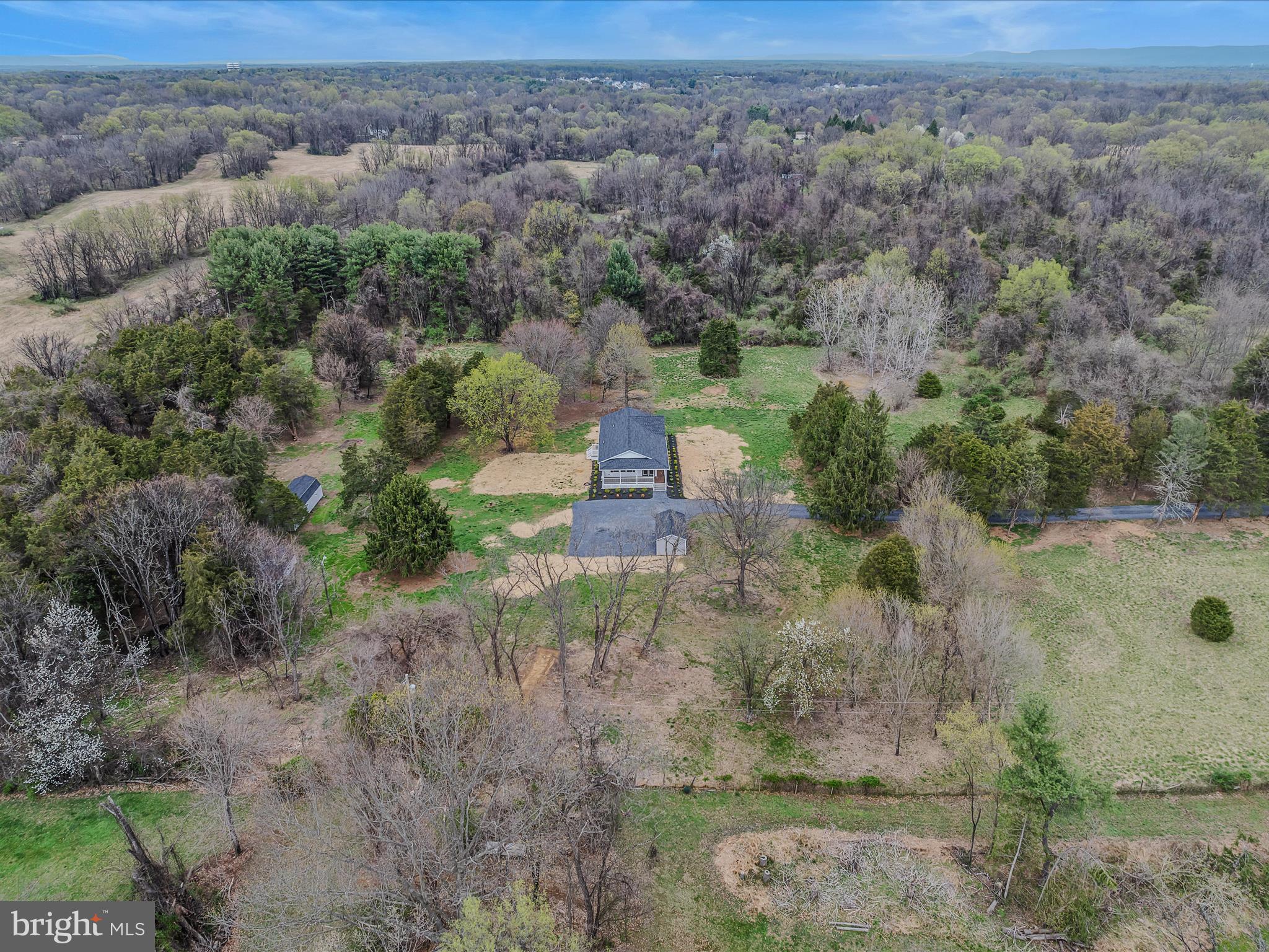 89 Morgan Grove Road Shepherdstown, WV 25443 - Photo 62 of 68 an aerial view of a houses with a yard
