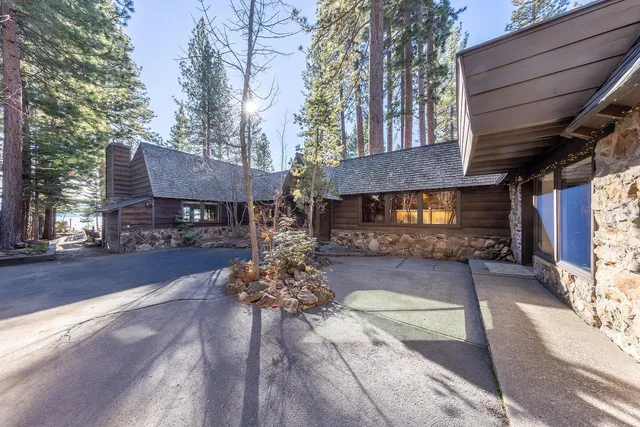 a view of a house with a patio