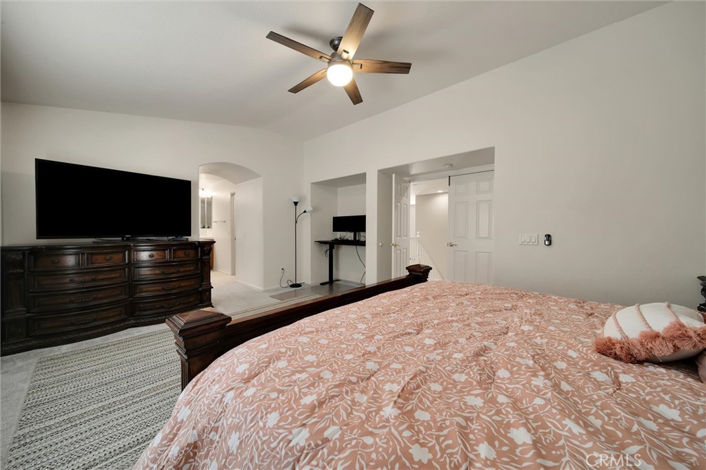 28440 Ware Street Murrieta, CA 92563 - Photo 48 of 72 a bedroom with a bed and a flat screen tv