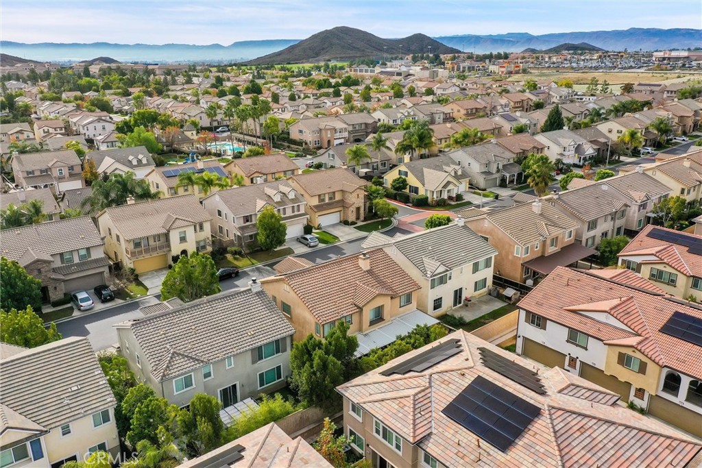 28440 Ware Street Murrieta, CA 92563 - Photo 65 of 72 an aerial view of residential houses with outdoor space