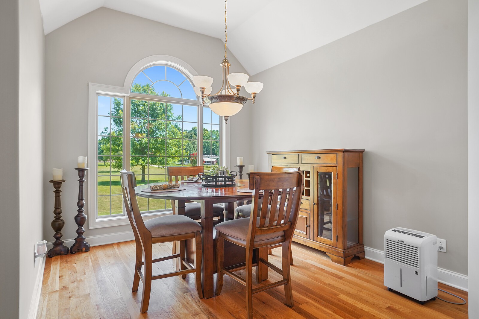 4221 Mt Zion Road Springfield, TN 37172 - Photo 15 of 36 a view of a dining room with furniture window and wooden floor