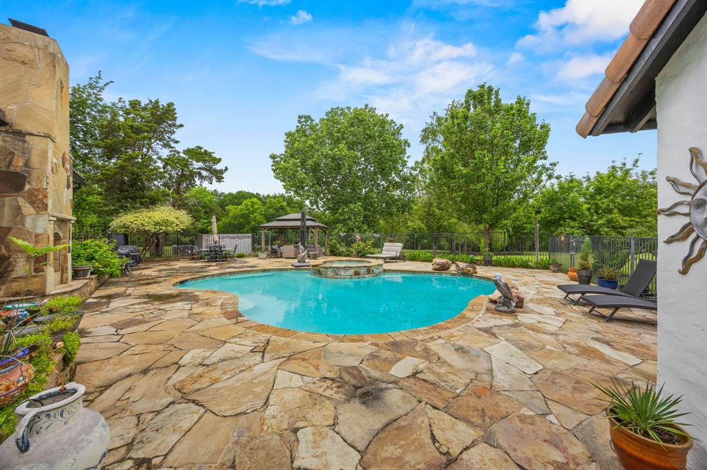 41 Graham Lane Lucas, TX 75002 - Photo 13 of 17 a view of a swimming pool with a yard