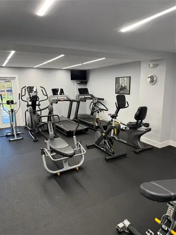 a view of a porch with furniture