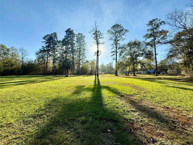 a swimming pool with an outdoor space