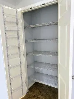 a refrigerator in a room