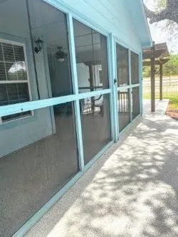 a view of front door